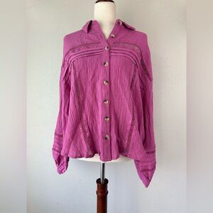 NWT Free People Women’s Button Shirt